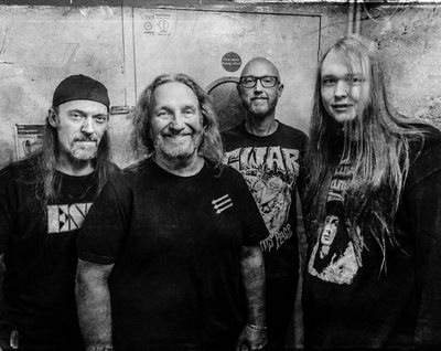 Sacred Reich (od lewej do prawej: Wiley Arnett, Phil Rind, Dave McClain i Joey Radziwill), materiały prasowe