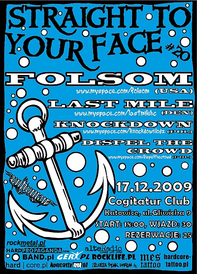 Plakat - Folsom, Last Mile, Knockdown, Dispel The Crowd