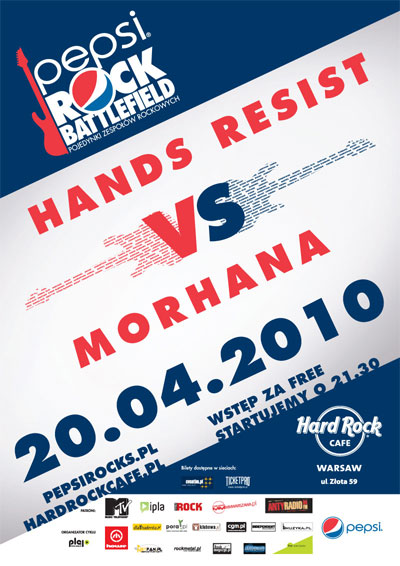 Plakat - Hands Resist, Morhana