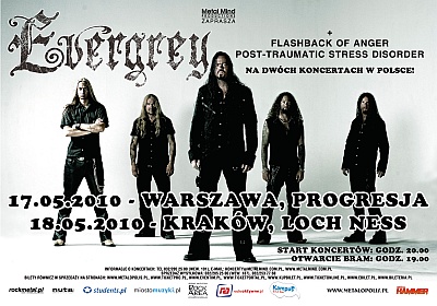 Plakat - Evergrey, Post-Traumatic Stress Disorder