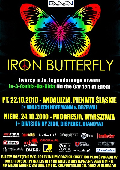 Plakat - Iron Butterfly, Wojciech Hoffmann & Drzewa