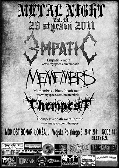 Plakat - Empatic, Memembris, Thempest