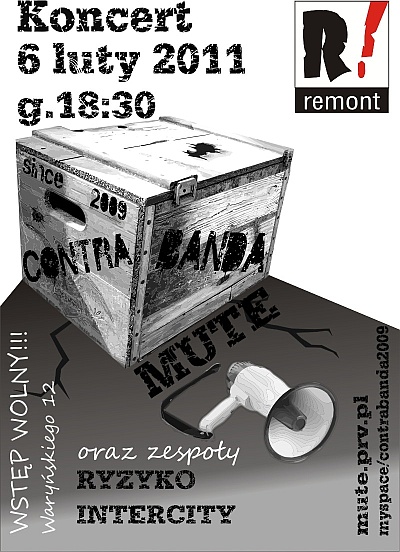 Plakat - Mute, Contrabanda, Ryzyko, Intercity