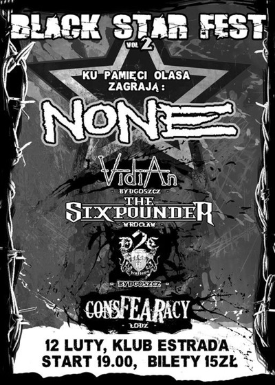 Plakat - None, Vidian, The Sixpounder, Down To Concrete