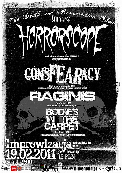 Plakat - Horrorscope, Consfearacy, Raginis