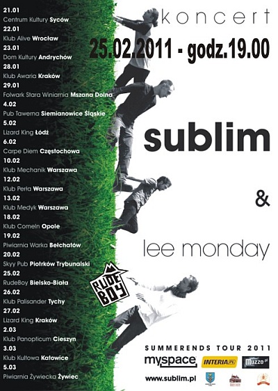 Plakat - Sublim, Lee Monday