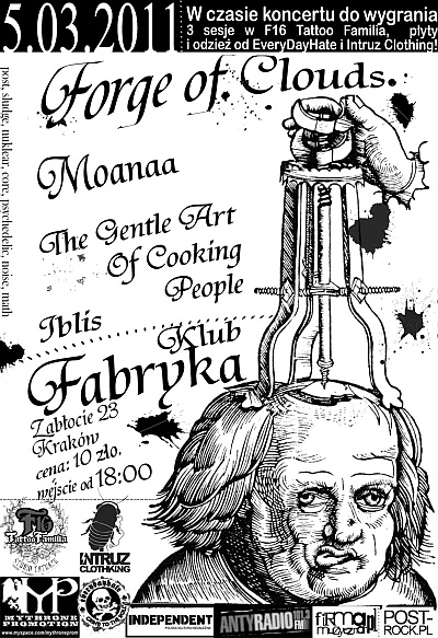 Plakat - Forge Of Clouds, Moanaa, The Gentle Art of Cooking People