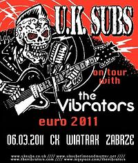 Plakat - UK Subs, The Vibrators