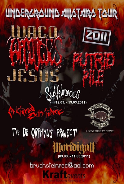 Plakat - Waco Jesus, Putrid Pile, Potential Threat