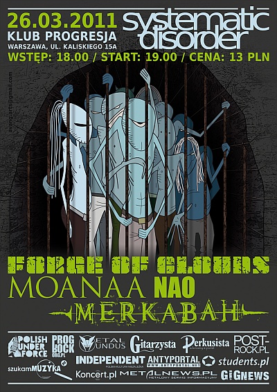 Plakat - Forge Of Clouds, Moanaa, Nao, Merkabah