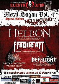 Plakat - Hell:On, Fragile Art, Def Light