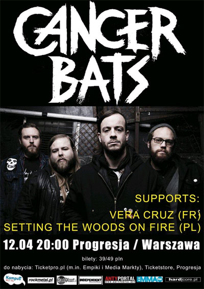 Plakat - Cancer Bats, Vera Cruz