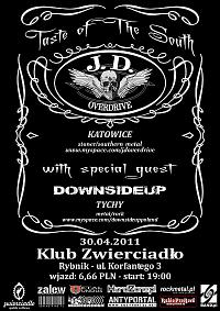 Plakat - J. D. Overdrive, Downsideup