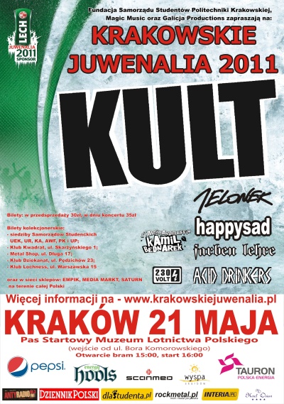 Plakat - Kult, Jelonek, Farben Lehre, Happysad