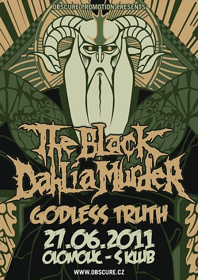 Plakat - The Black Dahlia Murder, Godless Truth