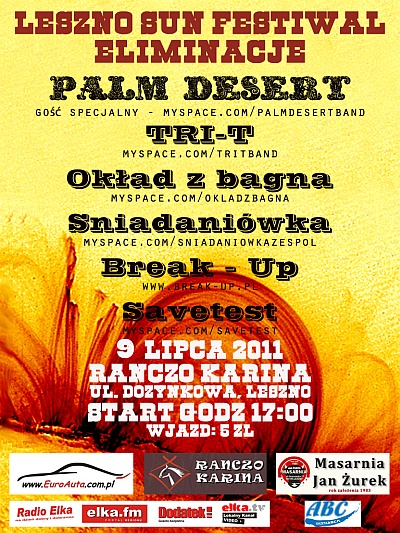 Plakat - Palm Desert, TRI-T, Okład z bagna