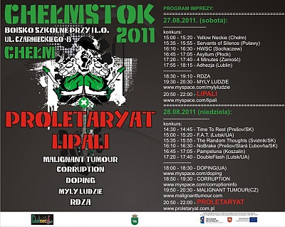 Plakat - Lipali, Myly Ludzie, Rdza, Adhezja