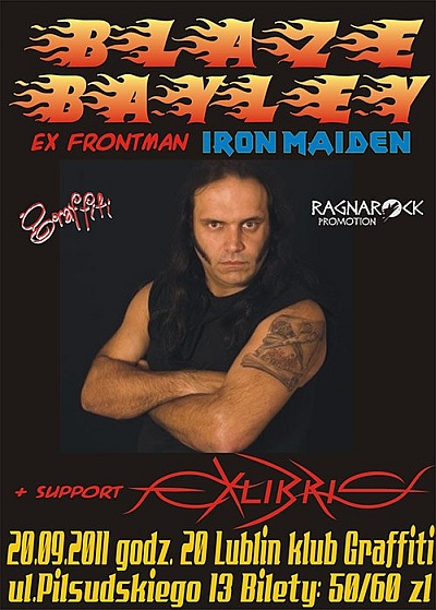 Plakat - Blaze Bayley, Exlibris