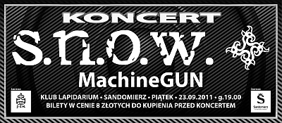 Plakat - S.N.O.W., MachineGUN