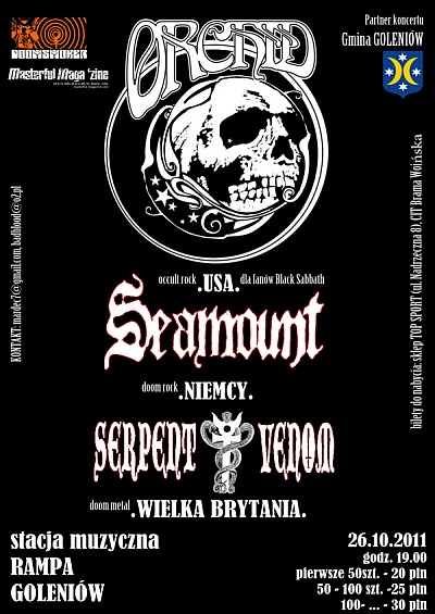 Plakat - Orchid, Seamount, Serpent Venom