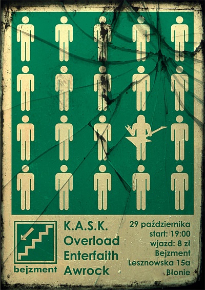 Plakat - K.A.S.K., Overload, Enterfaith