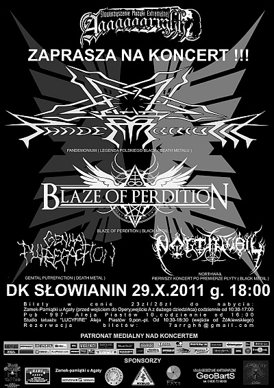 Plakat - Pandemonium, Blaze of Perdition