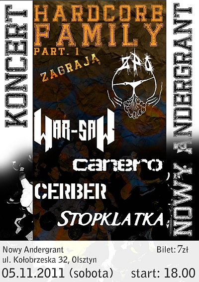 Plakat - War-Saw, Canero, Cerber, Stopklatka