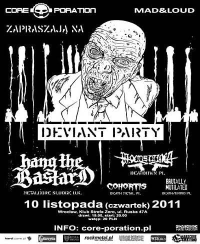 Plakat - Hang the Bastard, Bloodstained