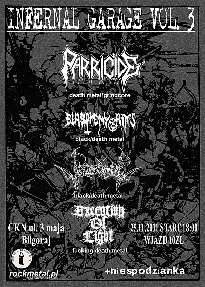 Plakat - Parricide, Blasphemy Rites, Execution of Light