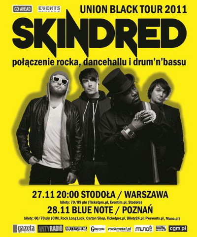 Plakat - Skindred, Deaf Havana, Power Of Trinity