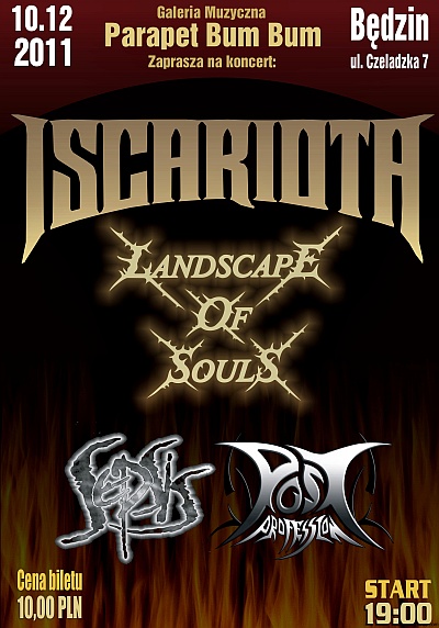 Plakat - Landscape Of Souls, Iscariota, Post Profession