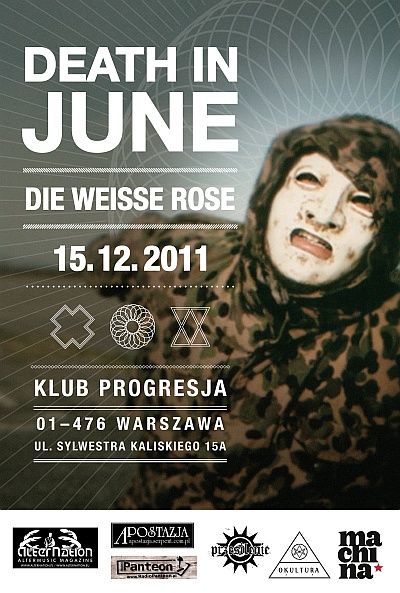 Plakat - Death In June, Die Weisse Rose