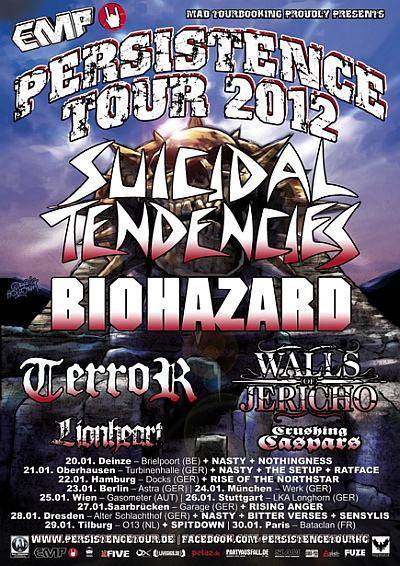 Plakat - Suicidal Tendencies, Biohazard