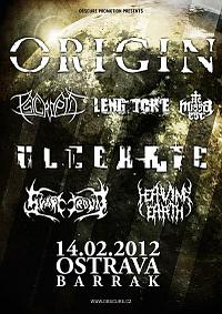 Plakat - Origin, Psycroptic, Ulcerate, Svart Crown