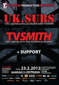 Plakat - UK Subs, TV Smith