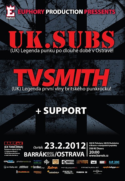 Plakat - UK Subs, TV Smith