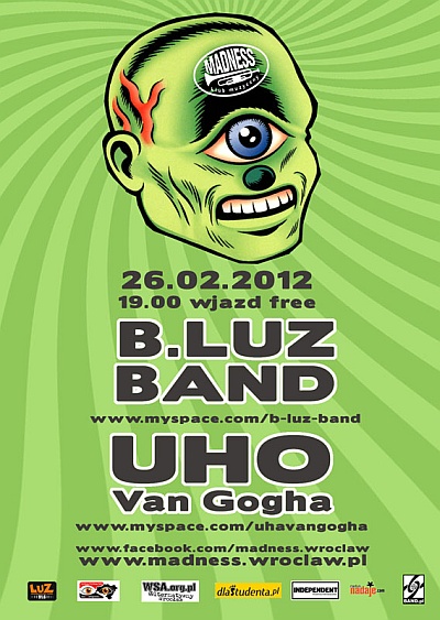 Plakat - B.luz Band, Uho Van Gogha, Zakaz Plakatowania