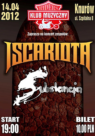 Plakat - Iscariota, Substancja