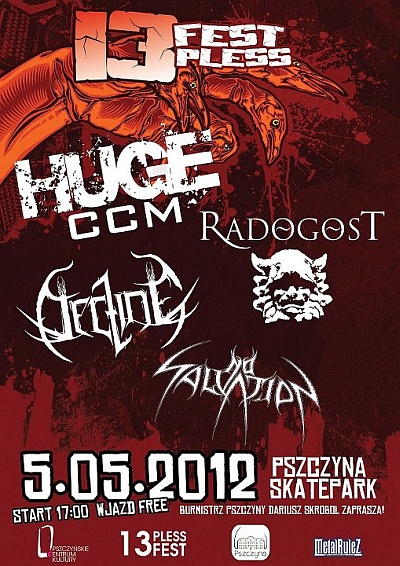 Plakat - HugeCCM, Radogost, Decline, No Salvation