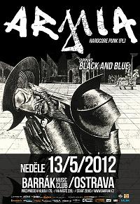 Plakat - Armia, Black And Blue