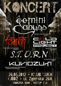 Plakat - Gemini Abyss, Setareth, Coldlight Project