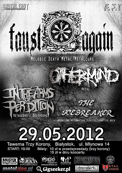 Plakat - Faust Again, Othermind, In the Arms of Perdition