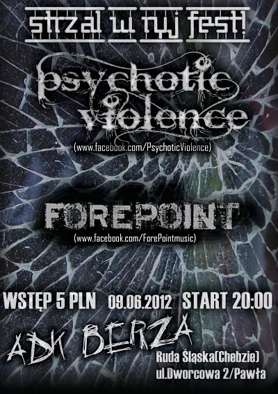 Plakat - Psychotic Violence, Forepoint