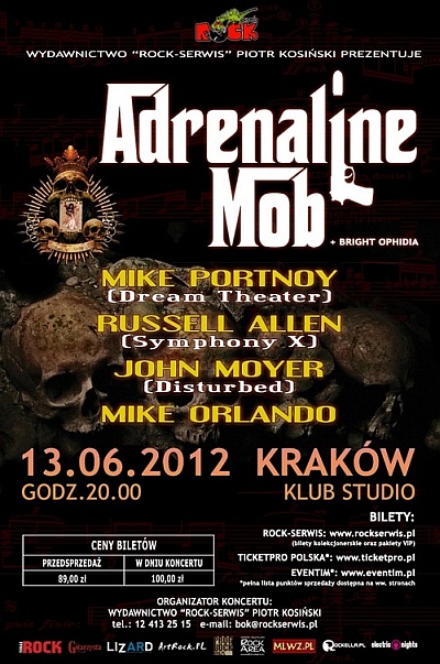 Plakat - Adrenaline Mob, Bright Ophidia