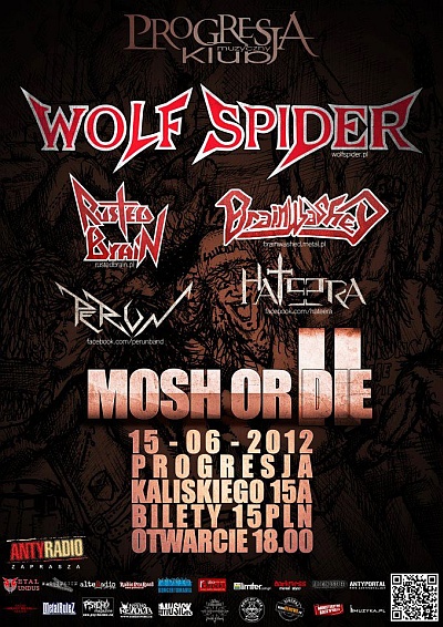 Plakat - Wolf Spider, Rusted Brain, Brainwashed