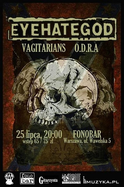 Plakat - Eyehategod, Vagitarians, o.d.r.a.