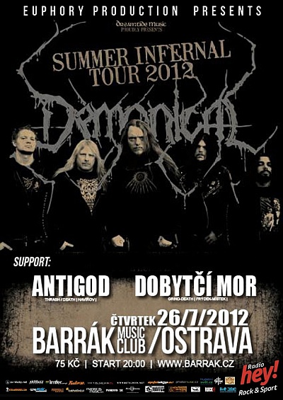 Plakat - Demonical, Antigod, Dobytci Mor