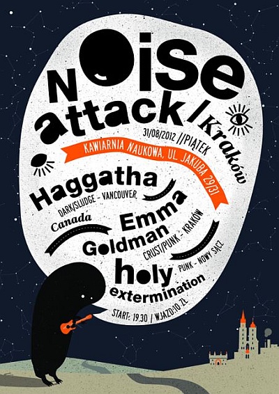 Plakat - Haggatha, Emma Goldman, Holy Extermination