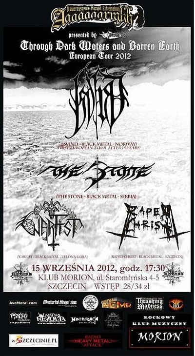 Plakat - Isvind, The Stone, Warfist, Raped Christ