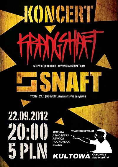 Plakat - Krangshaft, Snaft